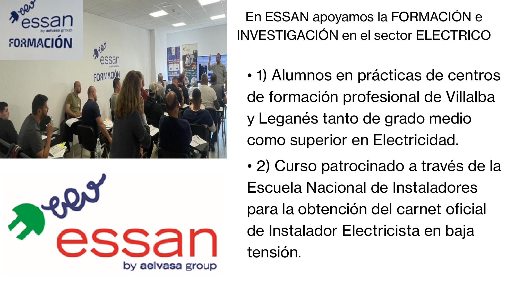 ESSAN, apoyando la formación e investigación en el sector eléctrico